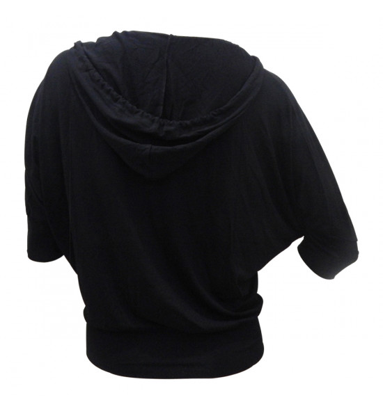 Blusa Morcego Alma de Praia Preta - 2