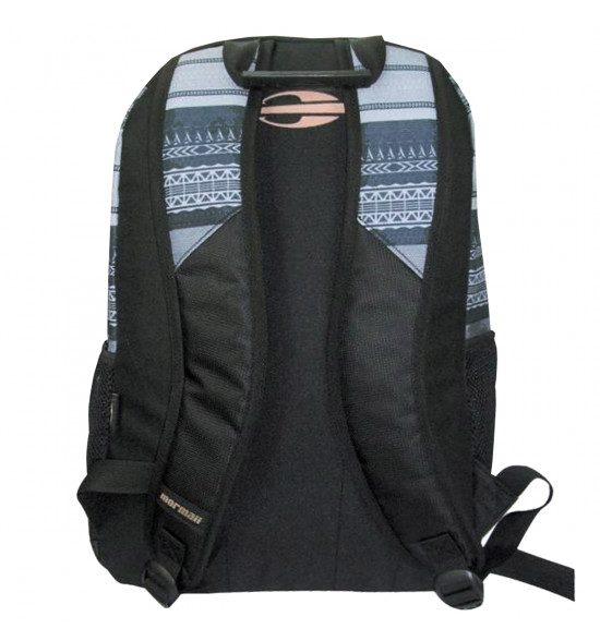 Mochila Mormaii Skate and Surf Originals Preto Com Cinza - 2
