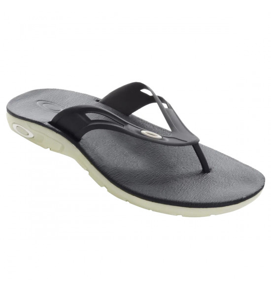 Chinelo Oakley Rest Radioactive Jet Black - 2