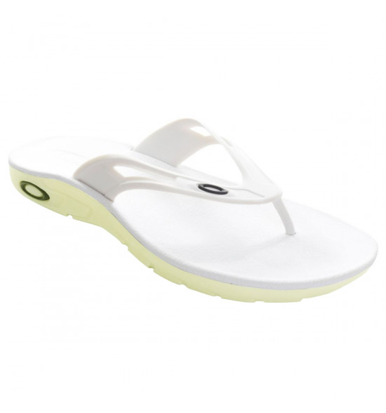 Chinelo Oakley Rest Radioactive White - 2