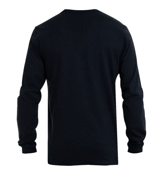 Camiseta Quiksilver Manga Longa Embroidery Preta - 2