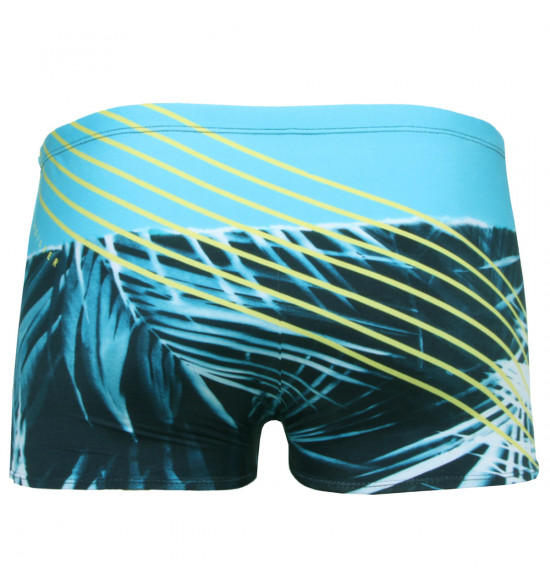 Sunga Quiksilver Boxer Slash Palm Azul - 2