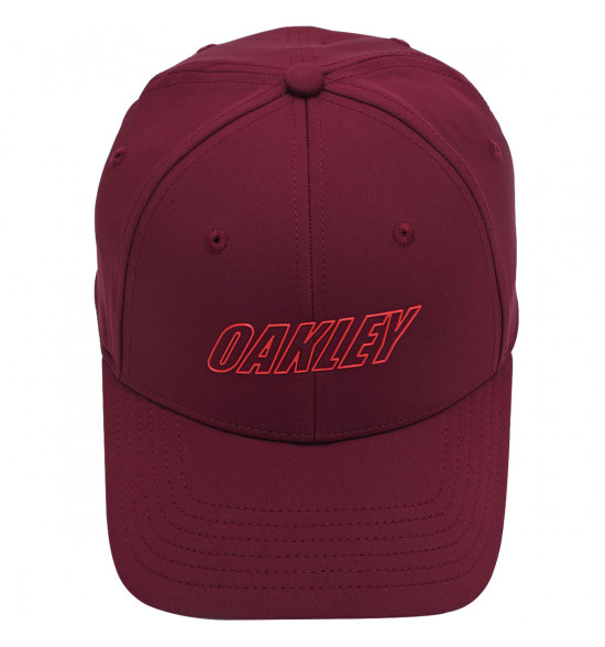 Boné Oakley 6 Panel Waved Hat Bordo - 2