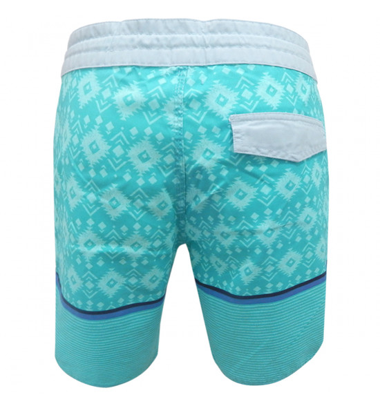 Rx Bermuda Água Alma de Praia Boardshort Verde Água - 3