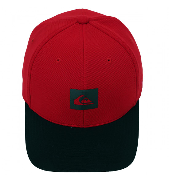 Boné Quiksilver Flex Hairine Texture Vermelho - 3
