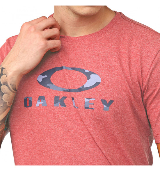 Camiseta Oakley Camo Tee Vermelho - 3