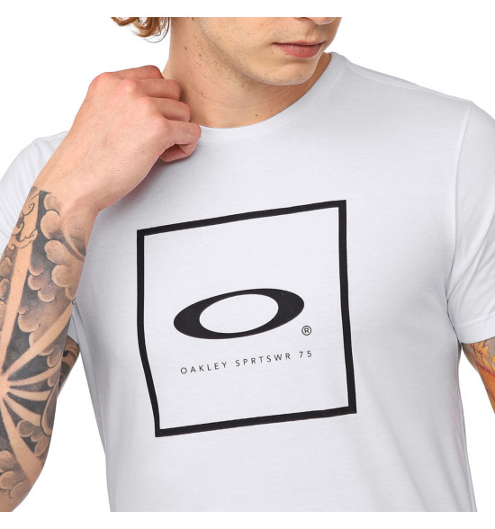 Camiseta Oakley Fractal Cotton Branca - 3