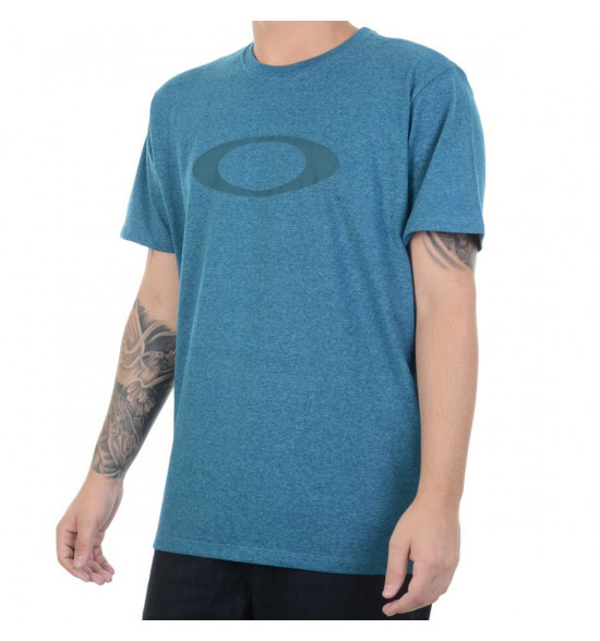 Camiseta Oakley O Ellipse Tee Azul Marinho - 3