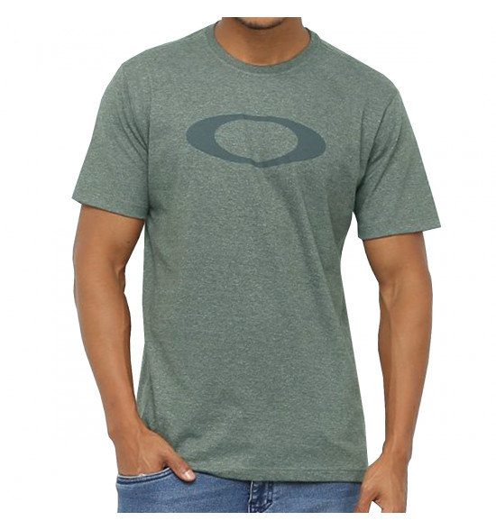 Camiseta Oakley O Ellipse Tee Verde Escuro - 3