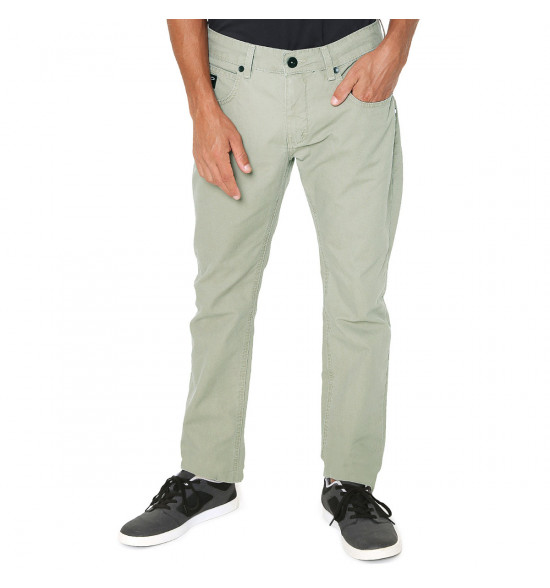 Calça Walk Oakley Stoned Cord Pant Khaki - 3