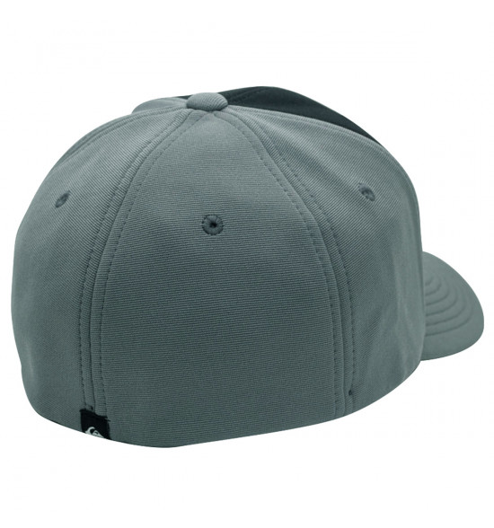 Boné Quiksilver Flex Embroyed Cinza com Preto - 3