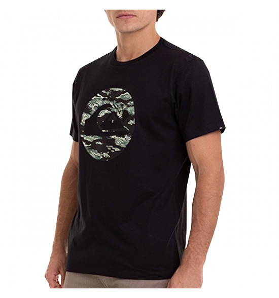 Camiseta Quiksilver Basic Hi Logistic Preto - 3