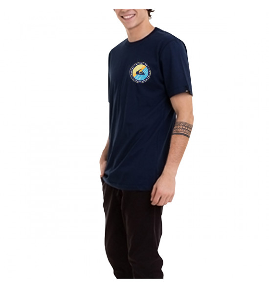 Camiseta Quiksilver Shook Azul Marinho - 3