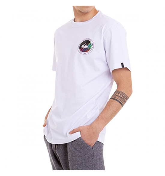 Camiseta Quiksilver Shook Branco - 3