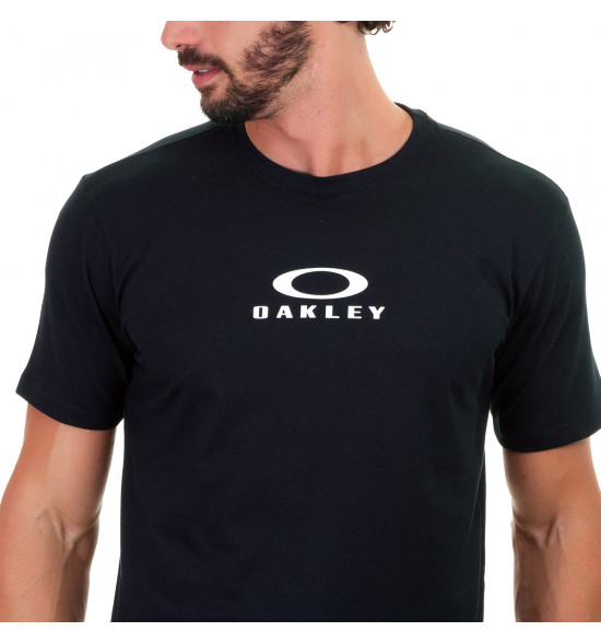 Camiseta Oakley Bark New Tee Preto - 3