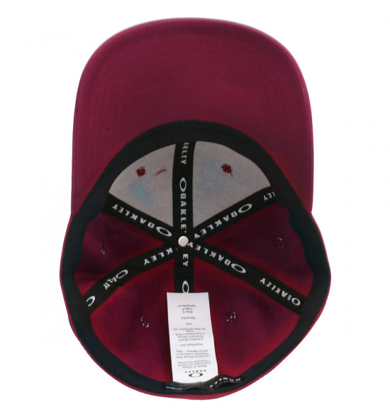 Boné Oakley 6 Panel Waved Hat Bordo - 4