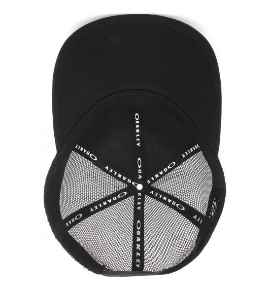 Boné Oakley Trucker Ellipse Hat Preto - 4