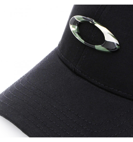 Boné Oakley Trucker Ellipse Hat Preto - 5