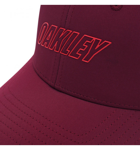Boné Oakley 6 Panel Waved Hat Bordo - 5