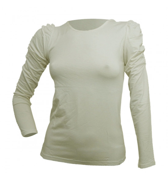 Blusa Manga Longa Alma de Praia Intense Creme