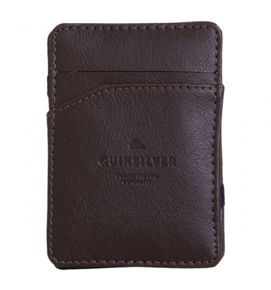 Carteira Quiksilver Magic Folker Marrom