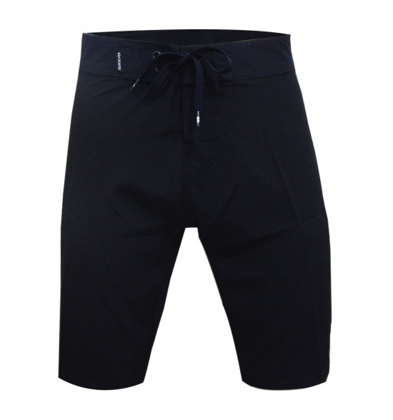 Bermuda Água Quiksilver Manic Solid Preto