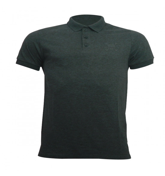 Camisa Polo Oakley Dark Sport Skull Black