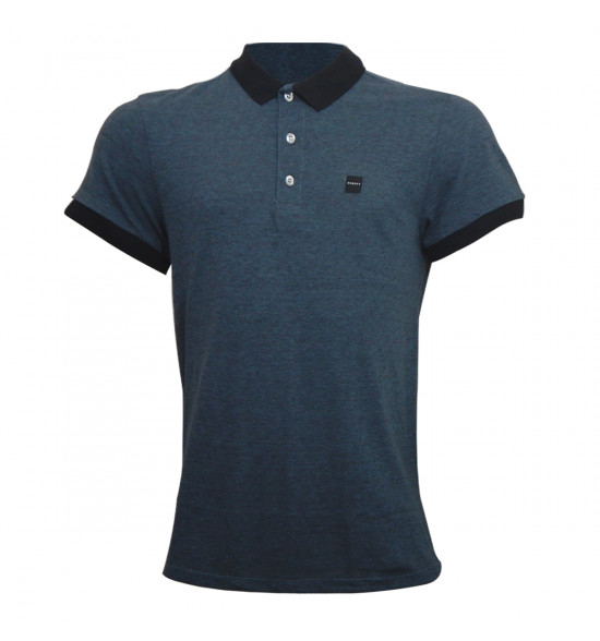 Camisa Polo Oakley Twins Azul Marinho