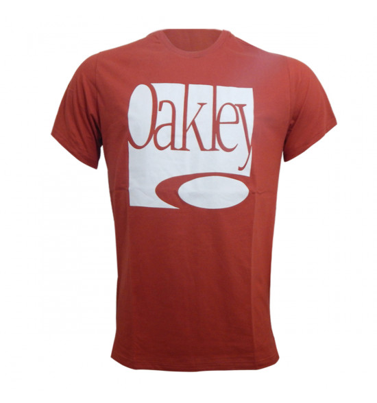 Camiseta Oakley Left Alignment Block Red
