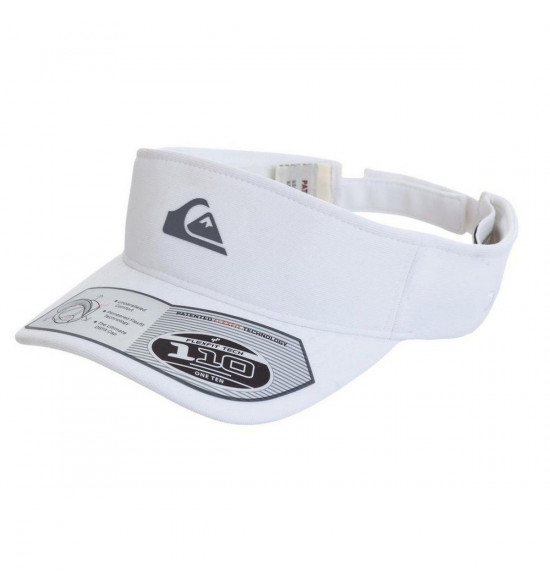 Viseira Quiksilver Logo Visor Imp Branco