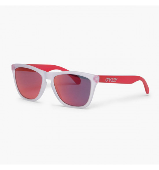 Óculos Oakley Frogskins Surf Collection Matte Clear/ Lente Torch Iridium