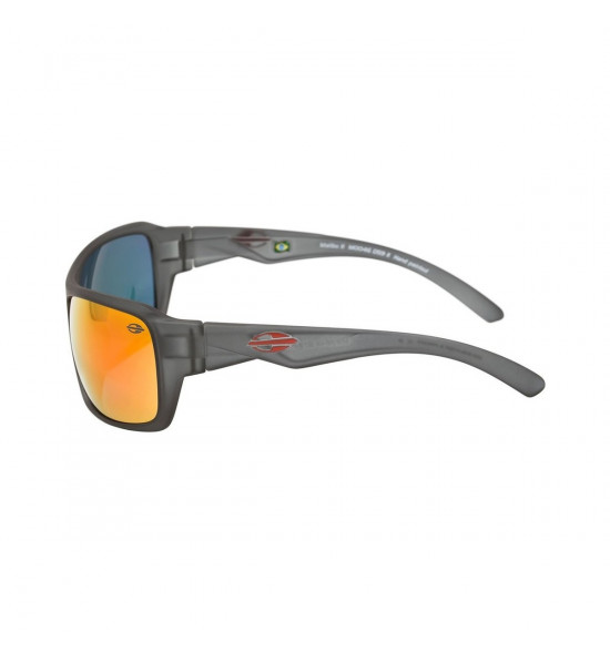 Óculos Mormaii Malibu 2 Fume Escuro Fosco/ Lente Flame Vermelho - 2