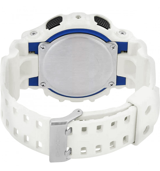 Relógio Casio G-Shock Digital e Analógico GA-100B-7ADR Branco - 3