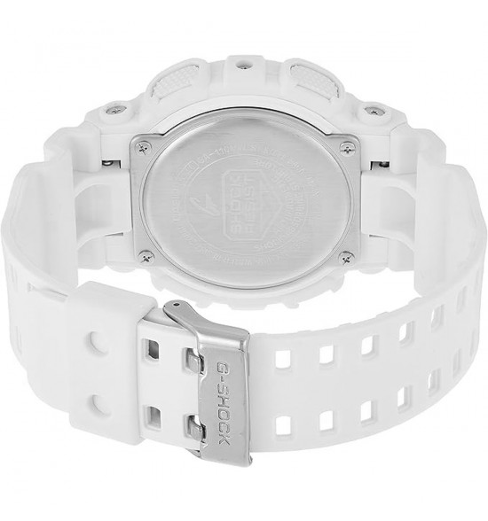 Relógio Casio G-Shock Digital e Analógico GA-110MW-7ADR Branco - 3
