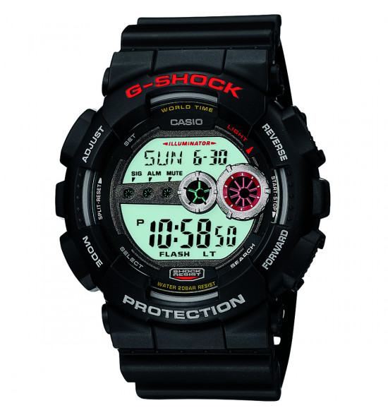 Relógio Casio G-Shock Digital GD-100-1ADR Preto