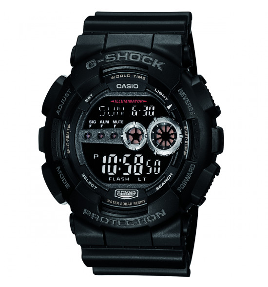 Relógio Casio G-Shock Digital GD-100-1BDR Preto