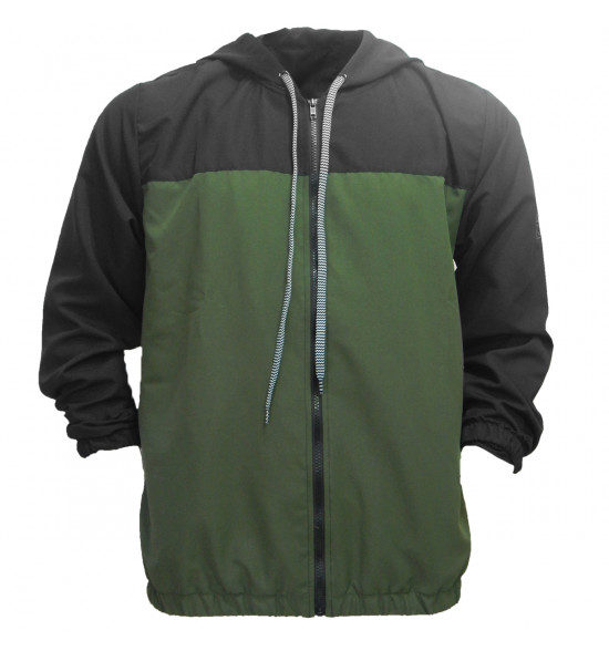 Jaqueta Mormaii Windbreaker Verde Com Preto PROMOÇAO