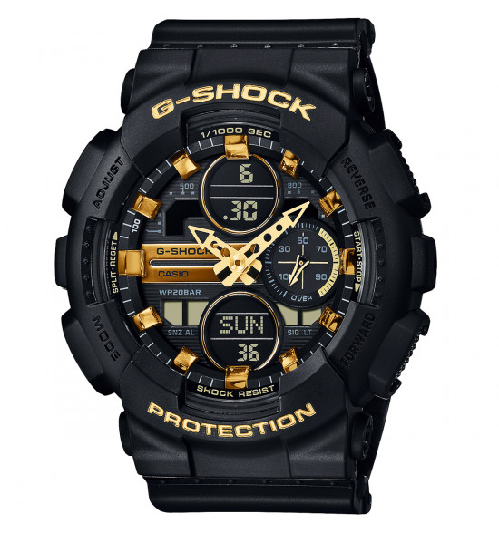 Relógio Casio G-Shock Digital e Analógico GMA-S140M-1ADR Preto