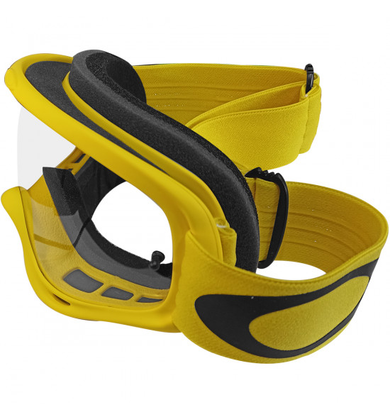 Óculos Goggle Oakley O Frame MX Moto Yellow/Lente Clear - 3