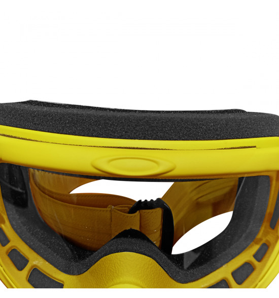 Óculos Goggle Oakley O Frame MX Moto Yellow/Lente Clear - 5