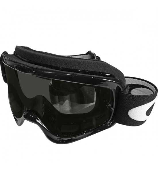Óculos Goggle Oakley O Frame MX JetBlack/Lente Dark Grey