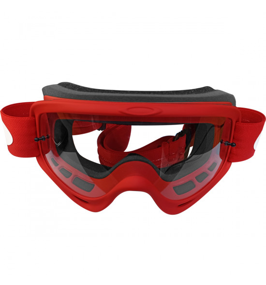 Óculos Goggle Oakley O Frame MX Moto Red/ Lente Clear - 2