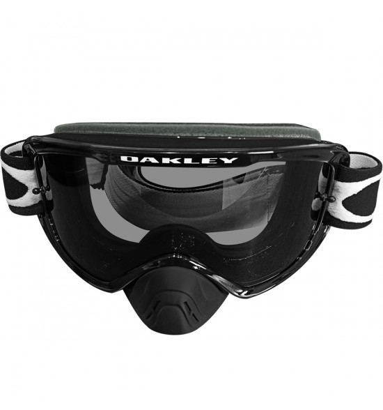 Óculos Goggle Oakley O Frame 2.0 Pró MX Jet Black/Lente Dark Grey SAND Anti-Fog - 2