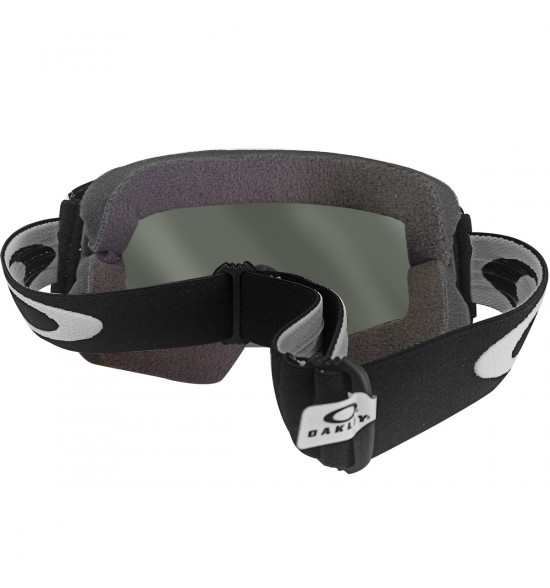 Óculos Goggle Oakley L Frame MX Sand Jet Black/Lentes Dark Grey & SAND Clear Anti-Fog - 4