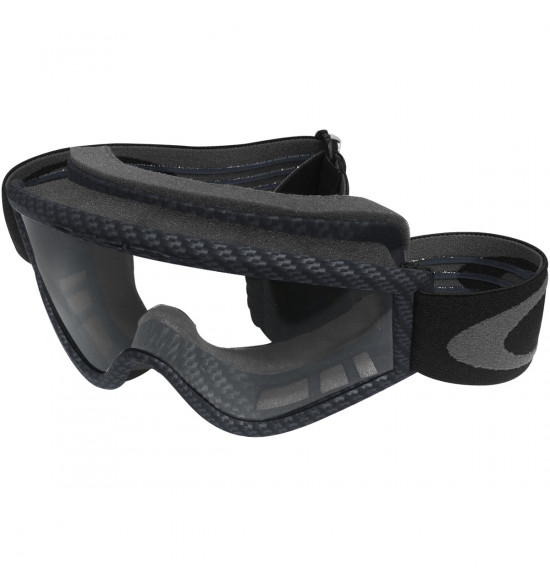 Óculos Goggle Oakley L Frame MX True Carbon Fiber/Lente Clear