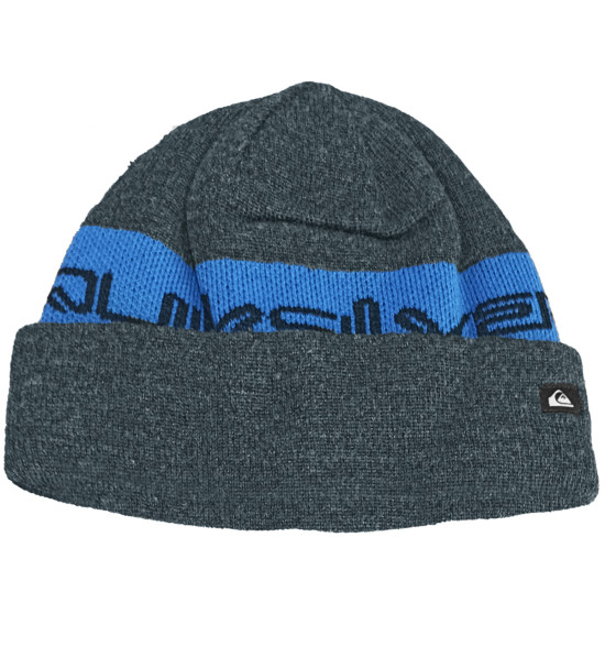 Gorro Quiksilver Hunker Downtown Preto Mescla Azul
