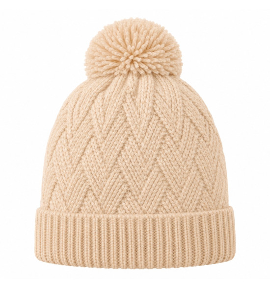 Gorro Rip Curl Premium Reg Pom Pom – Estilo e Conforto em Oatmeal Marle - 2
