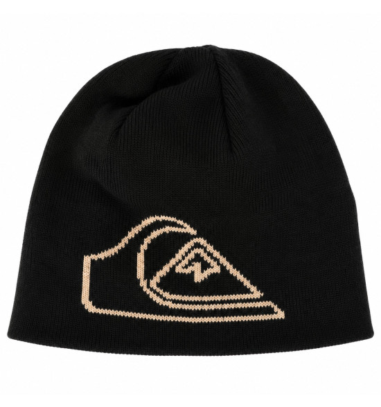 Gorro Quiksilver Double Outline Preto – Estilo Streetwear, Design Icônico e Conforto Térmico