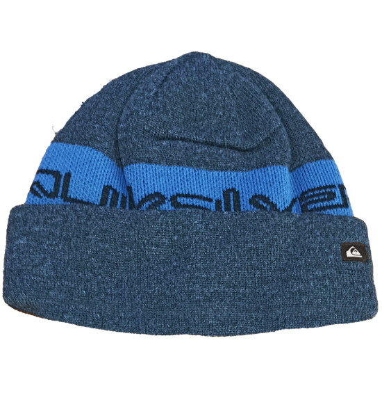 Gorro Quiksilver Hunker Downtown Preto Mescla Azul