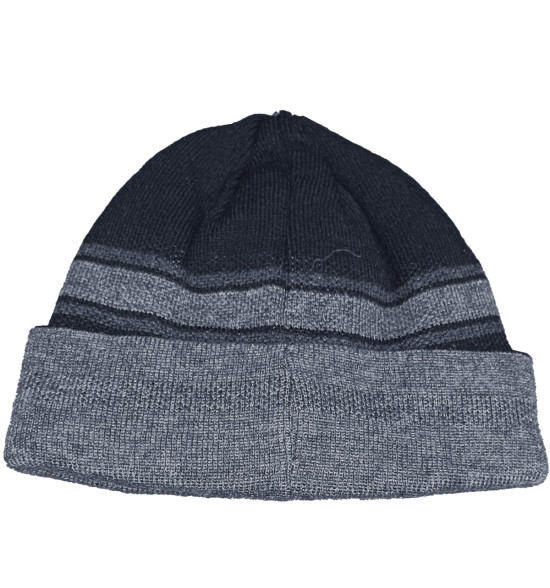 Gorro Quiksilver Dupla Face Double Gem Nation Preto e Cinza Mescla - 2